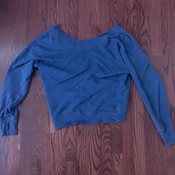 blue cropped sweater! - Picture 1 of 2